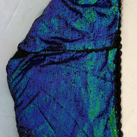 XPLUS, Emerald Sequin Blazer - Picture 5 of 8